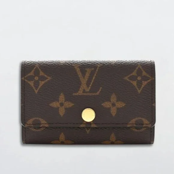 Louis Vuitton Six-Key Multicles Holder Signature Monogram Canvas Brown One Size - Picture 1 of 14